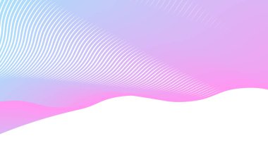 Dijital projeler için koyu mor çizgiler, dalgalı çizgi soyut arkaplan modern minimalist vektör tasarımı