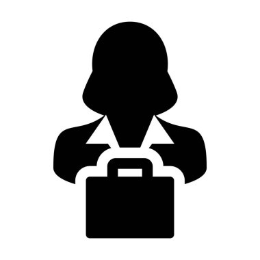 Alışveriş düz illüstrasyon kadın kişi simge profil renk piktogram sembolü vektör çanta