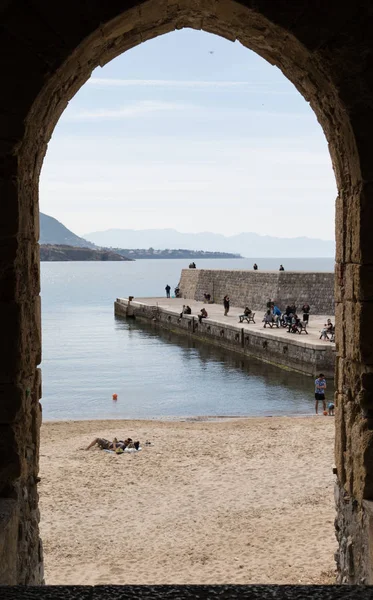 Propast s výhledem na moře — Stock fotografie