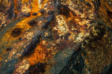 Paslı metal arka plan doku. Grunge tarzı.