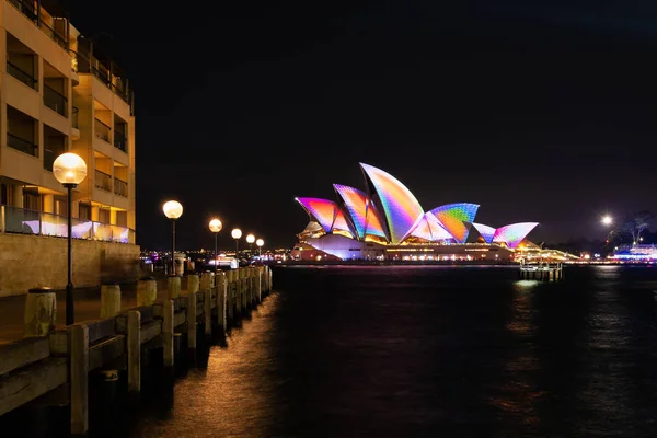 Sydney Australie Mai 2018 Opéra Sydney Esplanade Bord Mer Lors — Photo