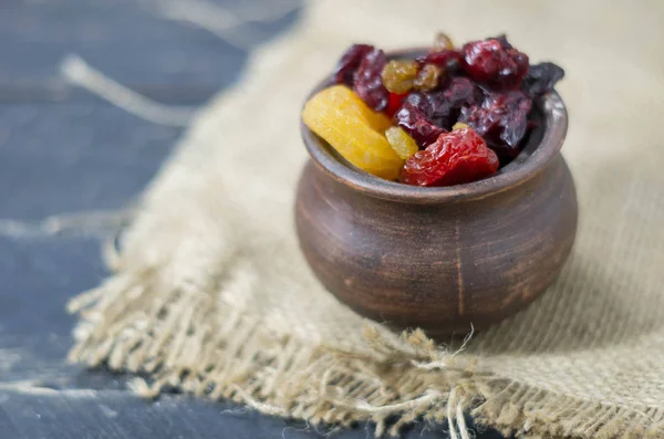 Frystorkad Mat Söta Mellanmål Sweet Frukost Copyspace — Stockfoto