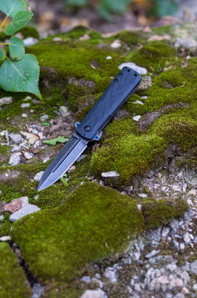 Карманный Нож Ножевое Лезвие Виде Копья — стоковое фото