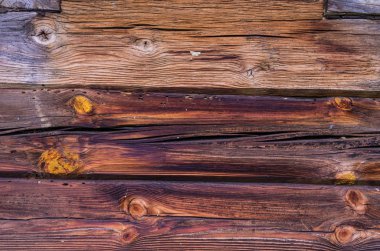 Yaşlı bir ağaç doku. Kahverengi yanık ağaç. Desen ve swirls.