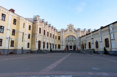 İç avluya istasyonunda. Tren İstasyonu. Kazatin, Ukrayna açık