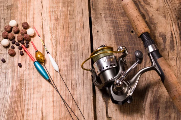 コイルを回転します。釣りや餌用フロート. — ストック写真