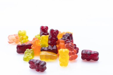 Çocuklar için çok renkli çiğneme tatlısı. Çocuk tatlıları..