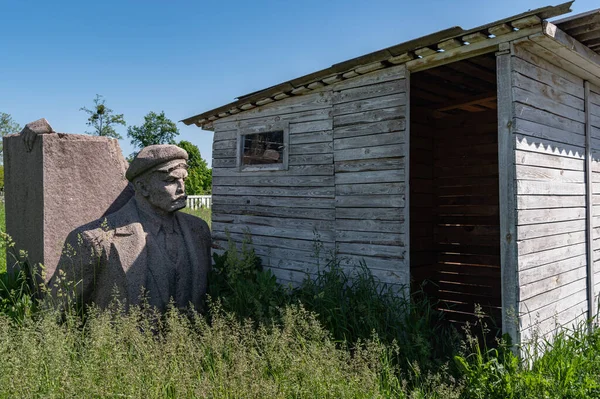 Monumento Lenin Cerca Del Baño Monumento Líder Del Comunismo Vista — Foto de Stock