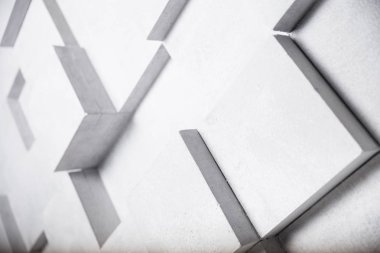 Soyut beyaz küpleri arka plan görüntüsünü.