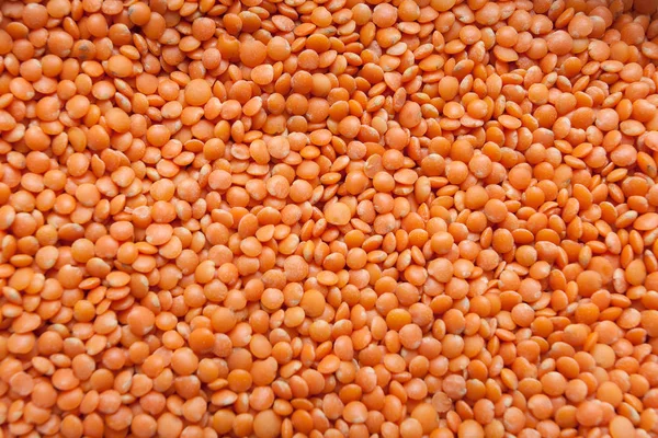 Sfondo di lenticchie di fagioli arancioni — Foto Stock