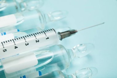 Grip ampul, iğne şırınga karşı aşı.