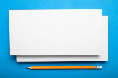 Boş şablon ofset kağıt, Dl el ilanı. Ekran tasarım brochur