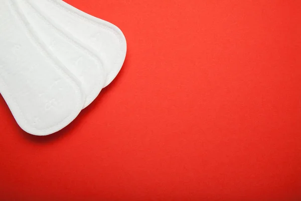 Menstruella pad med kopia utrymme. — Stockfoto