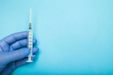Şırınga, kopya alanı metin için eliyle tıp doktorları.