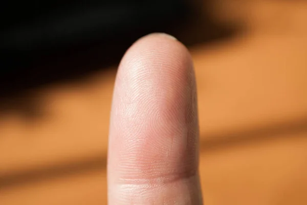 Makro snímek otisku prstu. — Stock fotografie