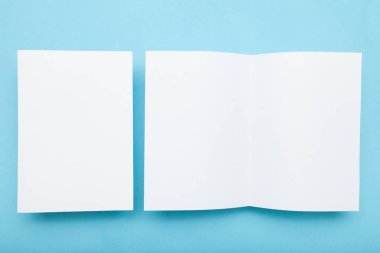 A5 kağıt sayfa şablonu, el ilanı boş mockup.