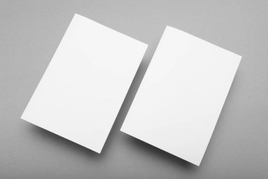 A5 şablonu boş kağıt mockup.