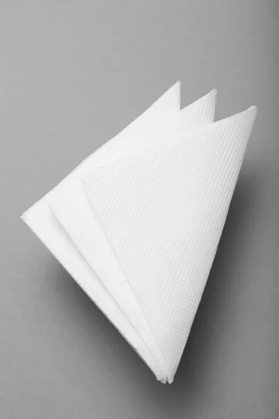 Papel branco restaurante guardanapo mockup . — Fotografia de Stock