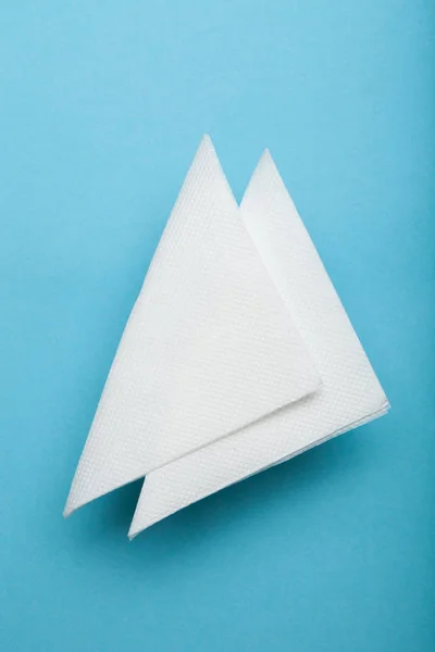 Papel branco restaurante guardanapo mockup . — Fotografia de Stock