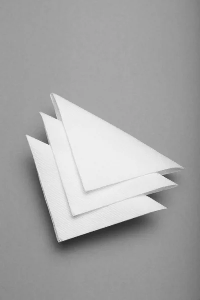 White bar paper cocktail napkin mockup. — Stock Photo, Image