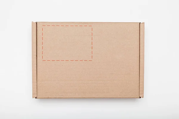 Dando paquete de entrega, caja de paquete . — Foto de Stock