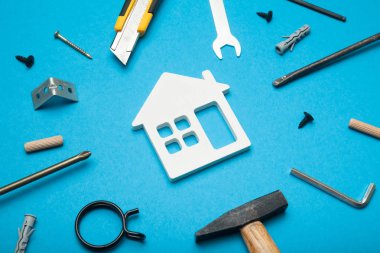 Diy proje, el sanatları yenileme konsepti. Kendiniz alet çantası.