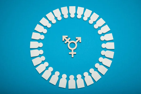 Transgender, lgbt, Gender Diversity. geschlechtsneutrales Identitätskonzept. transsexuelle zivile Person. — Stockfoto