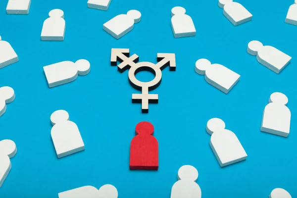 Transgender-Symbol, aktivistisches Konzept. — Stockfoto