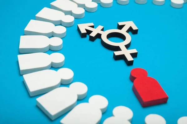 Transgender-Symbol, aktivistisches Konzept. — Stockfoto