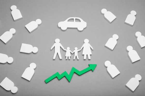 Family buy auto, car cost. Growth in number of cars.