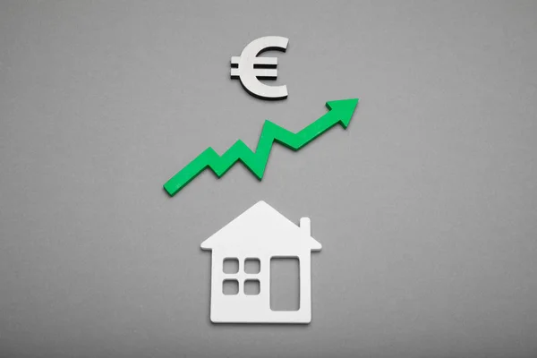 House value price, rise credit asset. Mortgage property increase