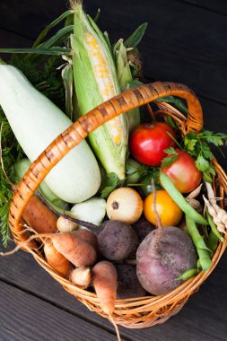 Diyet gıda beslenme, vejetaryen maddeler kavramı. Düşük kalorili