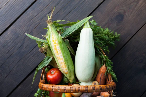 Frische gesunde Nahrung, Entgiftungsanlage. Bio-Detox-Ernte. — Stockfoto