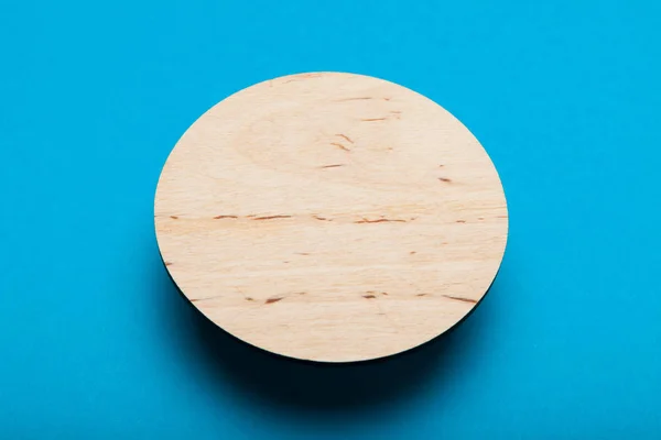 Circle drink coaster pad, round blank. Plate design.