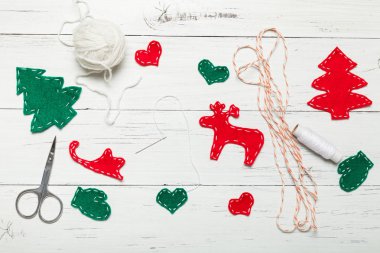 Kış Noel süsü, sanat süsü.