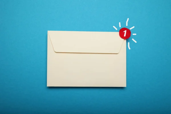 New inbox letter, mail envelope. — Stock Photo, Image