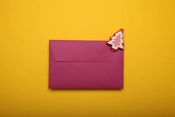 Santa Claus letter, christmas list. — Stock Photo, Image