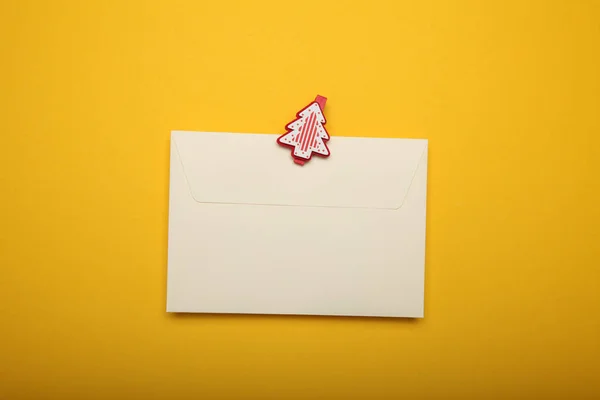 Letter for adorable Santa. Celebration wish. — Stock Photo, Image