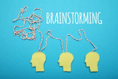 Business analysis and brainstorm. Corporate teamwork.