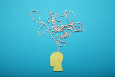 Zihin konsepti, zihin fikri. Beyin gürültüsü, yorgunluk, sorunlar, 