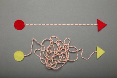 Karışık kaos konsepti, yanlış yol. Kolay ve yumuşak bir şekilde..