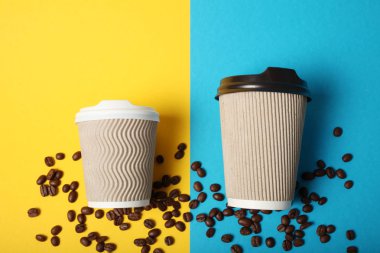 Kocaman gülümse ve kahve ısmarla. Kahvaltı lattesi..