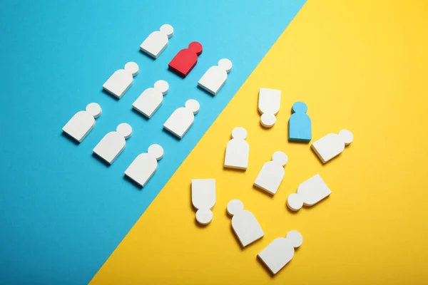 Office chaos and order, business changes. — Stock Image Office chaos and order, business changes. Stock Photo