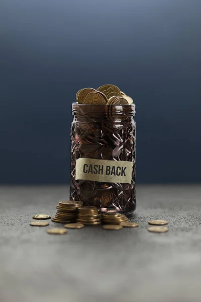 Έννοια Της Υπηρεσίας Cashback Για Την Επιστροφή Των Χρημάτων Μετά — Φωτογραφία Αρχείου