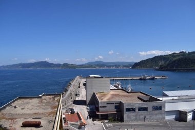 Getariat balıkçı limanı, İspanya.