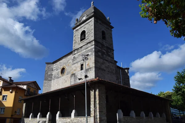 Gamla Kyrkan Staden Guipuzcoana Irura Spanien — Stockfoto