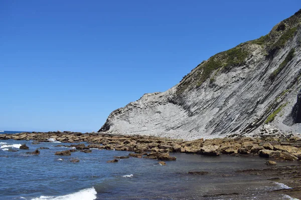 Landscape Mountains Cliffs Sea Summer — Stock Photo, Image