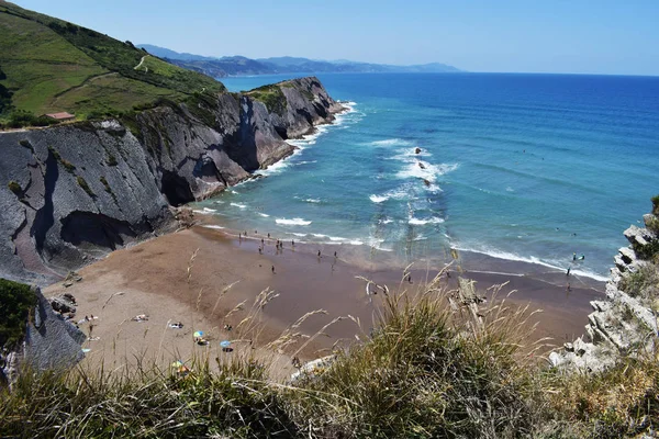 Paisaje Montañas Acantilados Junto Mar Verano — Foto de Stock