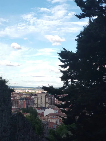 Panoramisch Van Stad Burgos Spanje — Stockfoto