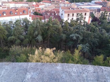 Burgos şehrinin panoramik, İspanya.